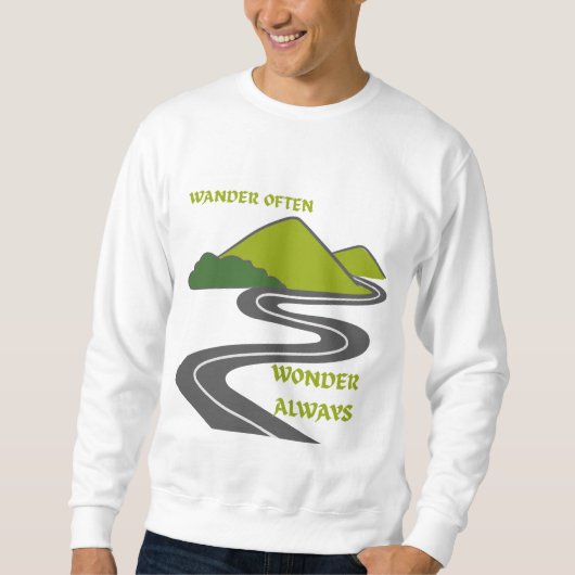 Sweatshirt Errer et S'émerveiller (Devant)