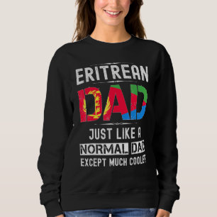Sweatshirt Erythréenne papa Fête des pères Erythrée Drapeau H