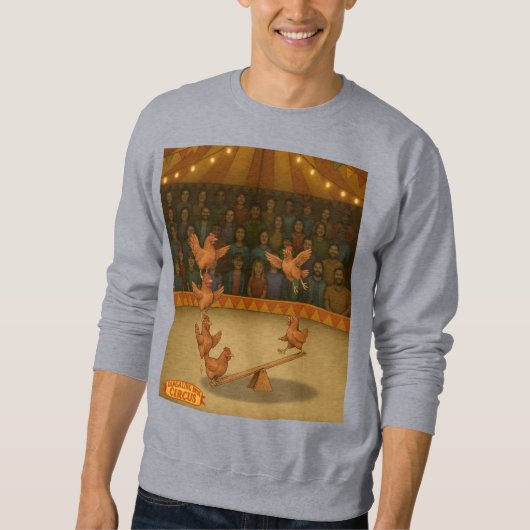 Sweatshirt escadron acrobatique des poulets gazouillants (Devant)