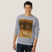 Sweatshirt escadron acrobatique des poulets gazouillants (Devant entier)