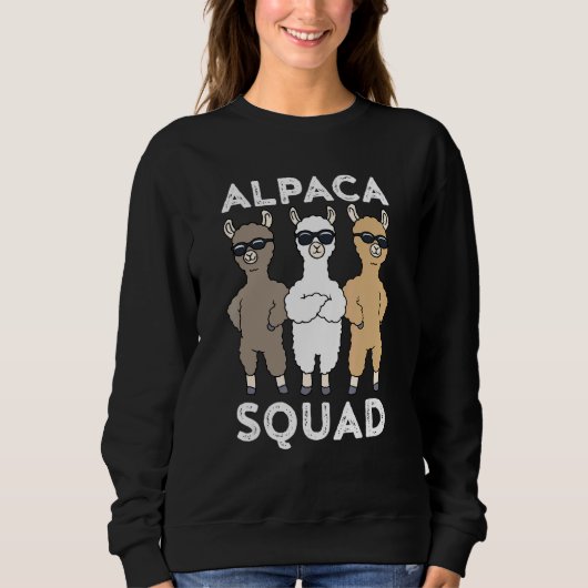 Sweatshirt Escadron Alpaca Alpaca (Devant)