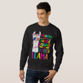 Sweatshirt Escadron de 4e année Pas de Prob Enseignant Llama (Devant entier)