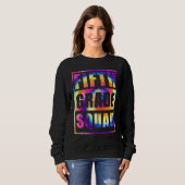 Sweatshirt Escadron De 5E Année Retour À L'École Enseignant É (Devant entier)