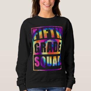 Sweatshirt Escadron De 5E Année Retour À L'École Enseignant É