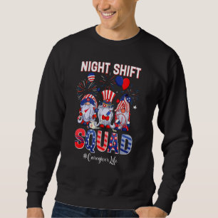 Sweatshirt Escadron de quart de nuit Aide à la vie Infirmière