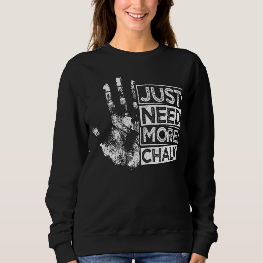 Sweatshirt Escalade Bouldering Dire Climber Escalade Gym Cl (Devant)