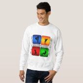 Sweatshirt Escalade de Montagne Spectaculaire (Devant entier)