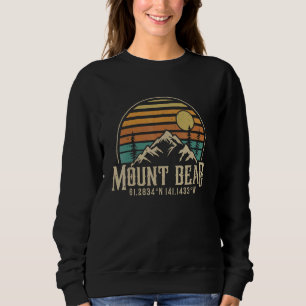 Sweatshirt Escalade du mont Bear Alaska Randonnée Montagne Mo