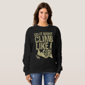 Sweatshirt Escalade fille, Bouldering Escalber Rock Escalade (Devant entier)