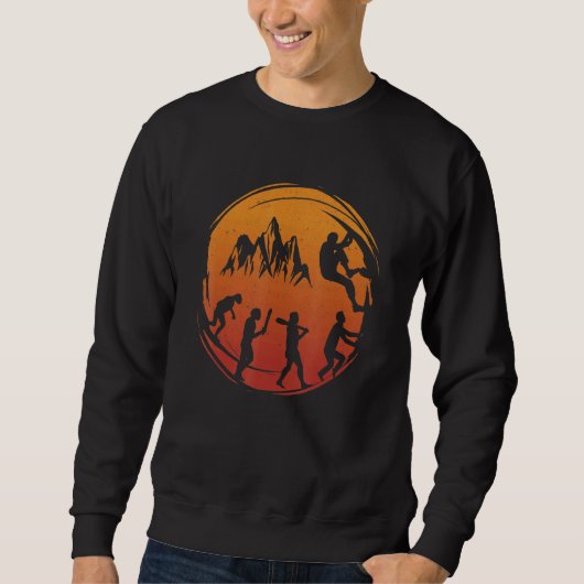 Sweatshirt Escalade  Grimpeur (Devant)