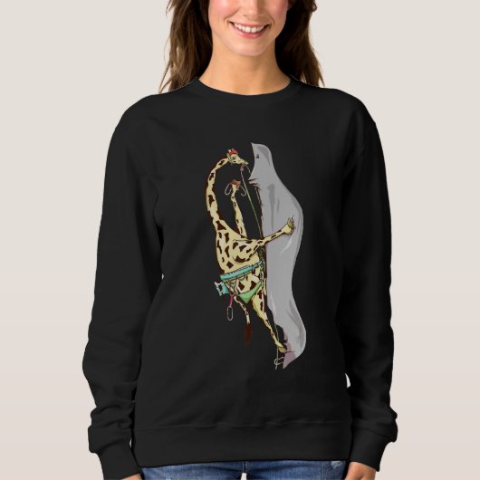 Sweatshirt Escalade Rock Giraffe (Devant)