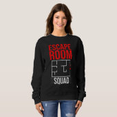 Sweatshirt Escape Room Game Exit Puzzle Boxes Board Horror 3 (Devant entier)