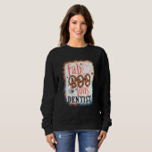 Sweatshirt Escouade dentaire foabolique blanchie Halloween (Devant entier)