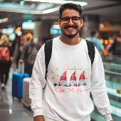 Sweatshirt Escouade Gnome de Noël - Festive Conception de vac