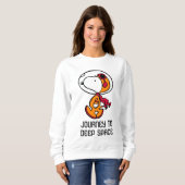 Sweatshirt ESPACE | Astronaute de Snoopy (Devant entier)