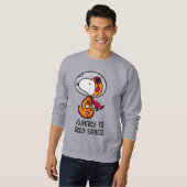 Sweatshirt ESPACE | Astronaute de Snoopy (Devant entier)