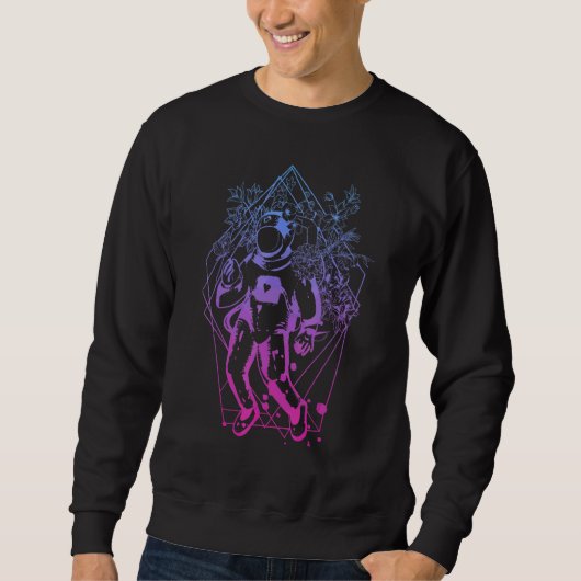 Sweatshirt Espace Astronaute Marche Spatiale Les Astronautes (Devant)