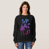 Sweatshirt Espace Astronaute Marche Spatiale Les Astronautes (Devant entier)