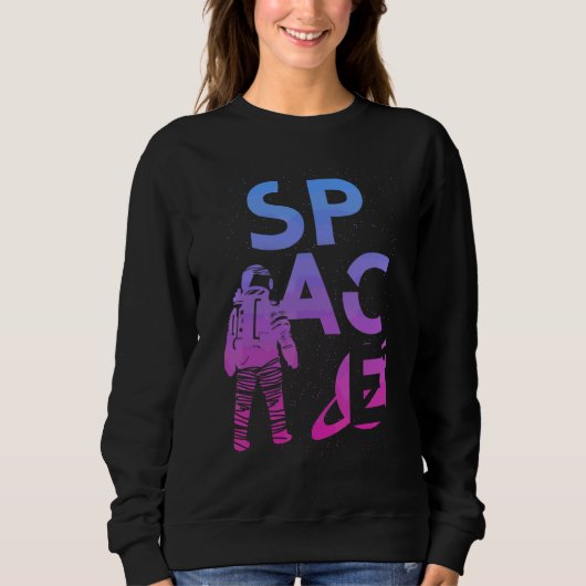 Sweatshirt Espace Astronaute Marche Spatiale Les Astronautes (Devant)