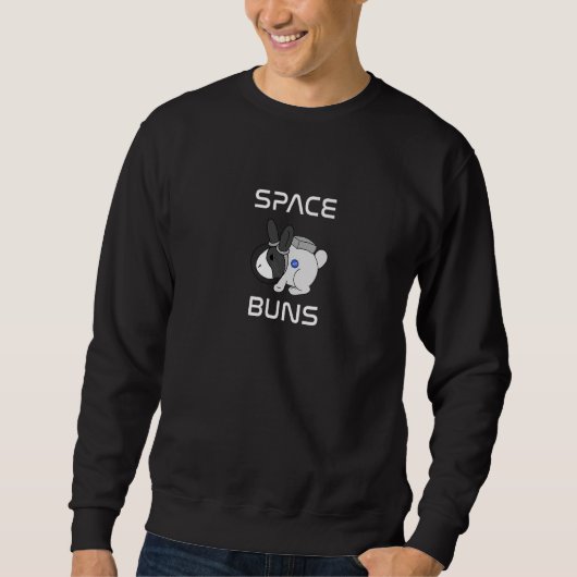 Sweatshirt Espace Buns Bunny dans l'espace (Devant)