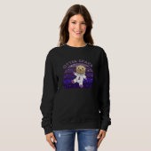 Sweatshirt Espace Otter Une Mignonne Otter Dans L'Espace Dans (Devant entier)