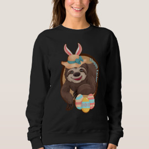 Sweatshirt Espèce De Pâques Avec Bonnet D'Oreilles De Lapin E
