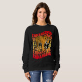 SWEATSHIRT ESPÈCE MENACÉE TIGRE (Devant entier)