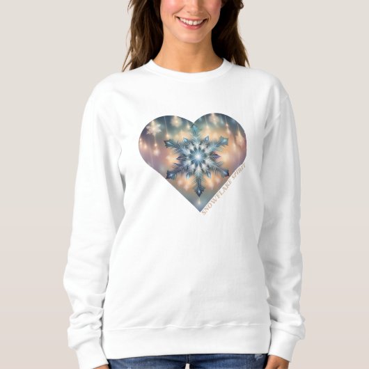 Sweatshirt Esprit de flocon de neige (Devant)