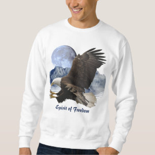 Sweatshirt ESPRIT DE LA LIBERTÉ Aigle chauve Vêtements de fau