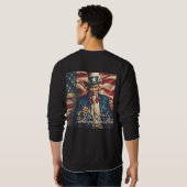 Sweatshirt Esprit de liberté en rouge, blanc et bleu (Dos entier)