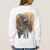 Sweatshirt Esprit des Plaines : Buffle Sacré (Dos)