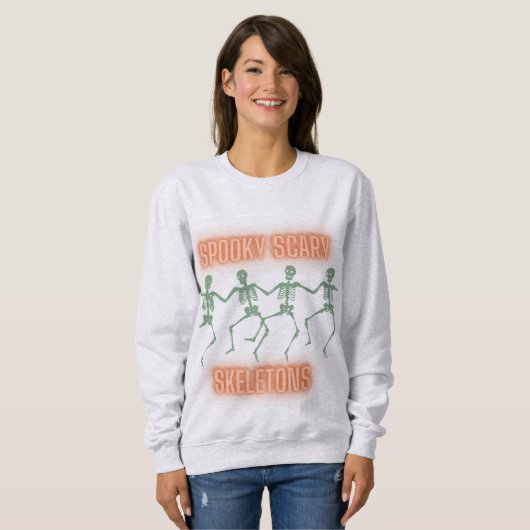 Sweatshirt Esquisses éffrayantes (Devant entier)