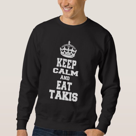 Sweatshirt Essayons Et Portons Cette Citation Gardez Le Calme (Devant)