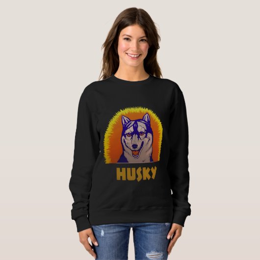 Sweatshirt Essence vintage Husky (Devant entier)