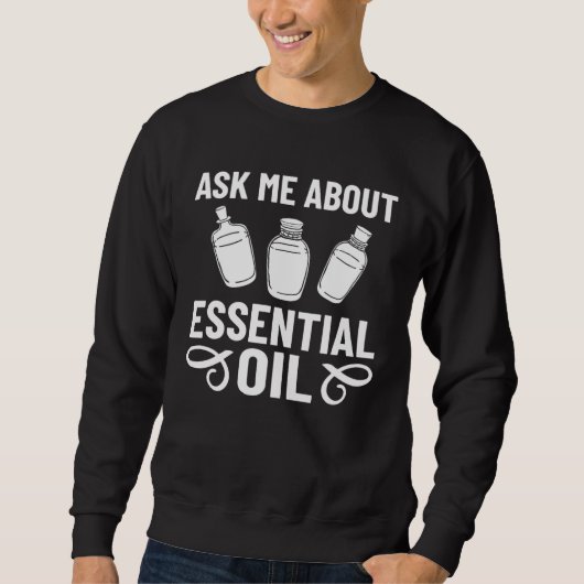 Sweatshirt Essential Oil Diffuser Peppermint Aromatherapy Bot (Devant)