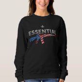 Sweatshirt Essential Pro Gun Pro 2nd Amendment Ar15 American  (Devant)