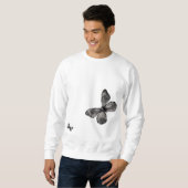 Sweatshirt Essentials of Leisure with/ Butterfly Print (Devant entier)