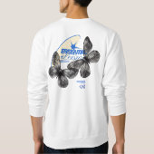 Sweatshirt Essentials of Leisure with/ Butterfly Print (Dos)