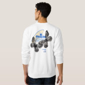 Sweatshirt Essentials of Leisure with/ Butterfly Print (Dos entier)