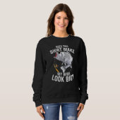 Sweatshirt Est-ce que ça fait paraître ma basse grosse pêche (Devant entier)