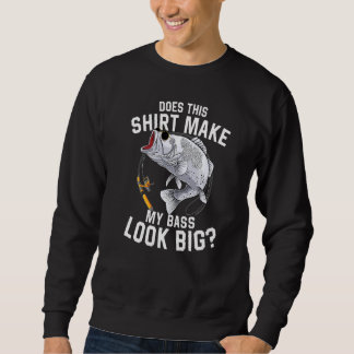 Sweatshirt Est-ce que ça fait paraître ma basse grosse Pêche
