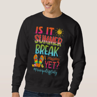 Sweatshirt Est-Ce Que C'Est Pause D'Été Pourtant Principal Ho