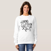 Sweatshirt Est-ce que mon vélo va bien (Devant entier)