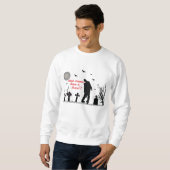 Sweatshirt Est-ce que quelqu'un a un cerveau ? (Devant entier)
