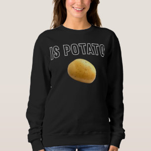 Sweatshirt Est La Pomme De Terre À La Télévision Comme On Le