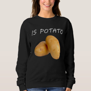 Sweatshirt Est La Pomme De Terre À La Télévision Comme Vue À