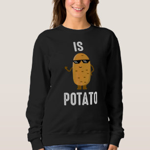 Sweatshirt Est La Pomme De Terre Comme On Le Voit À La Télévi