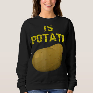Sweatshirt Est La Pomme De Terre Comme On Le Voit À La Télévi