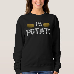 Sweatshirt Est La Pomme De Terre Comme On Le Voit À La Télévi