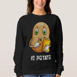 Sweatshirt Est La Pomme De Terre Comme On Le Voit À La Télévi